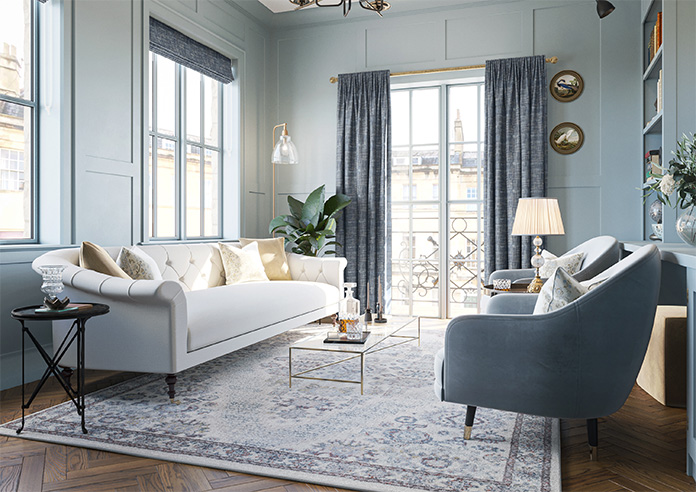 Kildare, Denim - Made to Measure Curtains - Image 8